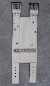 Arm Wallet White Studded